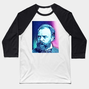 Antonín Dvořák Snowy Portrait | Antonín Dvořák Artwork 12 Baseball T-Shirt